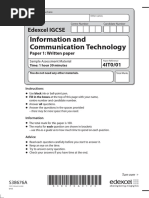 Information and Communication Technology: Edexcel IGCSE