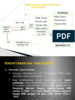 PENDAFTARAN HAK TANGGUNGAN