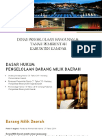 Pengamanan, Pemanfaatan Dan Penanganan Sengketa Aset Bangunan Dan Tanah (DPBT)