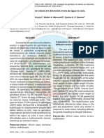 Avaliação de genótipos de cebola em diferentes níveis de água no solo