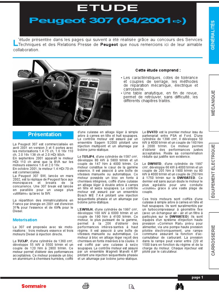 RTA307 | PDF | Injection (moteur) | Propulsion