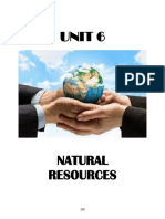 Unit 6 Natural Resources 