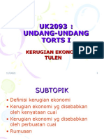 UK2093 - Kerugian Ekonomi (Kenyataan Cuai) Batch 36 N 37