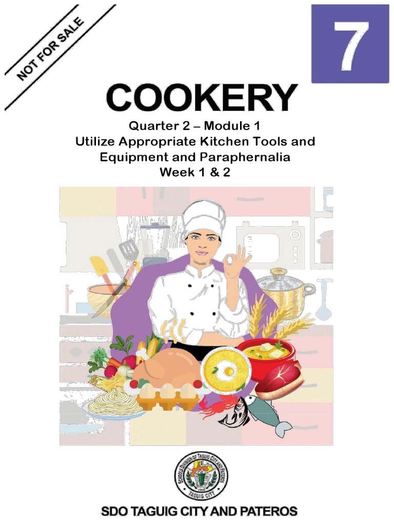 Quarter 2 Module 1 Utilize Appropriate Kitchen Tools and Equipment