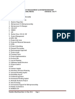 Project Management & Entrepreneurship Subject Code: Mb402 Paper Id: C0177