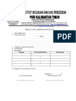 Berita Acara Proposal