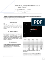 Ley Coulomb fuerza eléctrica