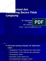 Inventarisasi & Monitoring Hidupan Liar Secara Tidak Langsung