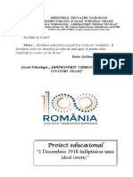 Liceul Tehnologic ” Arhimandrit Chiriac Nicolau” Vînători Neamț Centenar2018