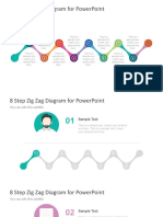 FF0201!01!8 Step Zigzag Diagram For Powerpoint 16x9