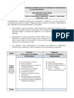 Actividad Semana 2 Diagnostico DOFA