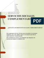 SERVICIOS SOCIALES COMPLEMENTARIOS Diapositivas