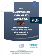 COMUNICAR CON ALTO IMPACTO. LAS 5 LEYES QUE LO CAMBIAN TODO