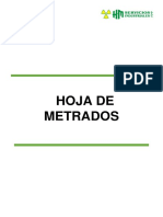 4.0-Hoja de Metrado de Agua Potable - Alcantarillado