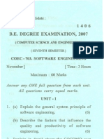 Nov - 1406 - VII Sem Software Engg