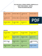 Jadwal Literasi, Komsel, Kompak, Chapel, Doa Dan Sate