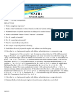 L1.5 The Ring of Polynomial (Reflection)