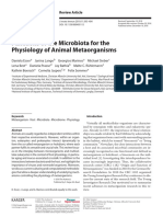 Functions of The Microbiota For The Physiology of Animal Metaorganisms