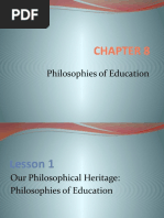 Philosophies of Education