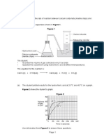 Rates of Reaction Questions