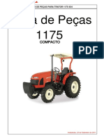 1175 4X4 TRATOR Yanmar Catalogo de Peças 127 Paginas