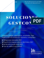 Soluciones GestCont - Cronogramas 2021