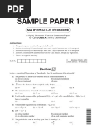 Maths Set A - 5 Sample Papers