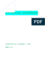 My Online Scrapbook: Submitted By: Junharl F. Nol Beed 3-D