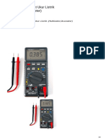 Cara Membaca Alat Ukur Listrik (Multimeter - Avometer)