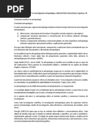 Resumen La Investigacion Antropologica PP 45 69 de Tellez Infantes