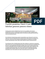 Pondok Pesantren Darul A'mal Terus Lahirkan Generasi Penerus Ulama