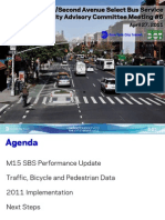 First Avenue/Second Avenue Select Bus Service Community Advisory Committee Meeting #6
