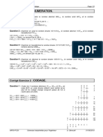 TD 32 Corrigé - Numération Et Codage