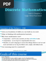 Discrete Mathematics: Unit-I-Chapter-1 Logic-Sets-Functions