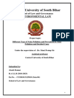 Akash Environment Law Assignment CUSB1813125010