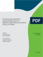 Panorama Del Ecosistema Agrotecnologico para Los Pequenos Agricultores de America Latina y El Caribe