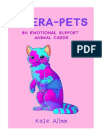 Thera-Pets: 64 Emotional Support Animal Cards - Coping With Personal Problems