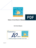 Status of Coral Reefs in Malaysia, 2016