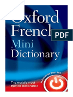 Oxford French Mini Dictionary - Oxford Languages