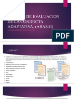 Sistema de Evaluacion de La Conducta Adaptativa. (Abas-Ii)