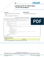 Using and Defining TR 101 290 Profiles