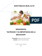 Monografia Educacion Nutricional