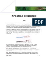 APOSTILA DE REDES I. Cabos