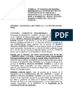 CARTA REITERATIVA DE YESSICA JULIANA ROMERO GÓMEZ