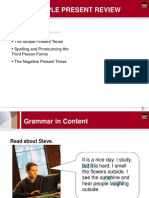 Grammar in Content: Simple Present Tense