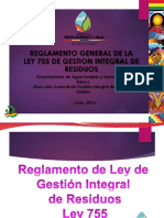 Presentacion Reglamento General de La Ley GIR 755 Version Final