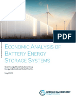 Public Disclosure Authorized World Bank report on battery energy storage systems