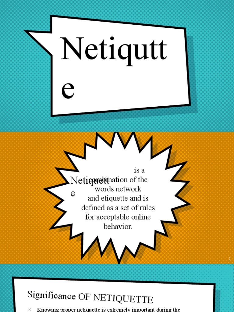 Etiquette intelligence overview