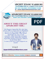 APARCHIT SUPER CURRENT AFFAIRS 350+ WITH FACTS July SET 4