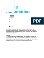 Bingo matemático: aprenda tabuada de forma divertida